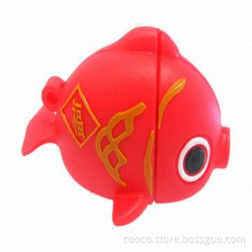 Animal-shaped USB Flash Drive, 1 to 256GB Capacity, High-reading and Writing Speed